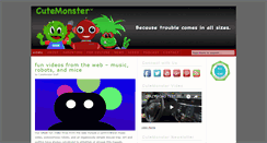 Desktop Screenshot of cutemonster.com